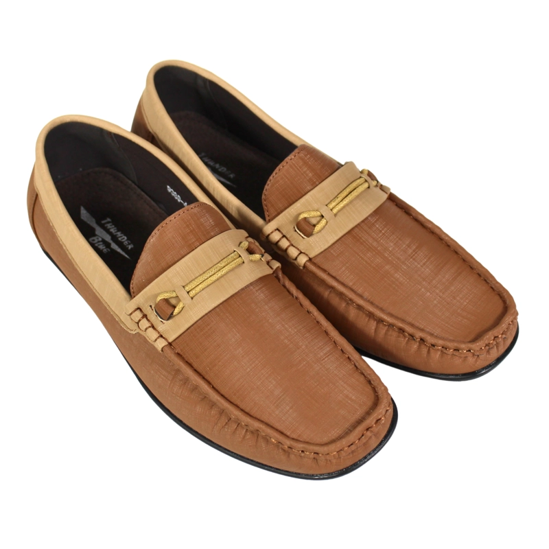 MOCASIN CASUAL HOMBRE 9389-4 CAFE - 3