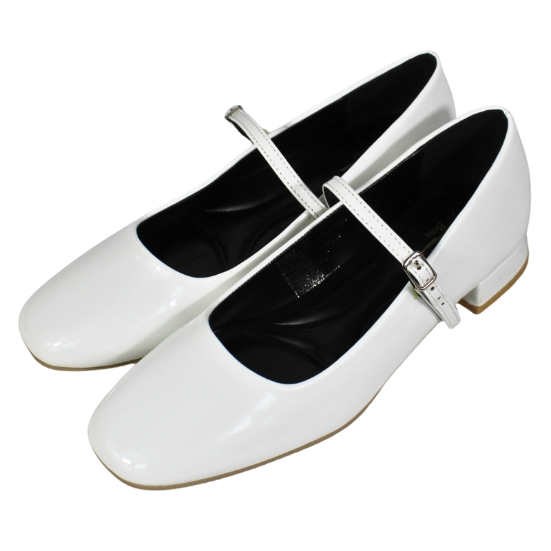ZAPATO MUJER MARY JANE AJUSTABLE TGH17 BLANCO - 3