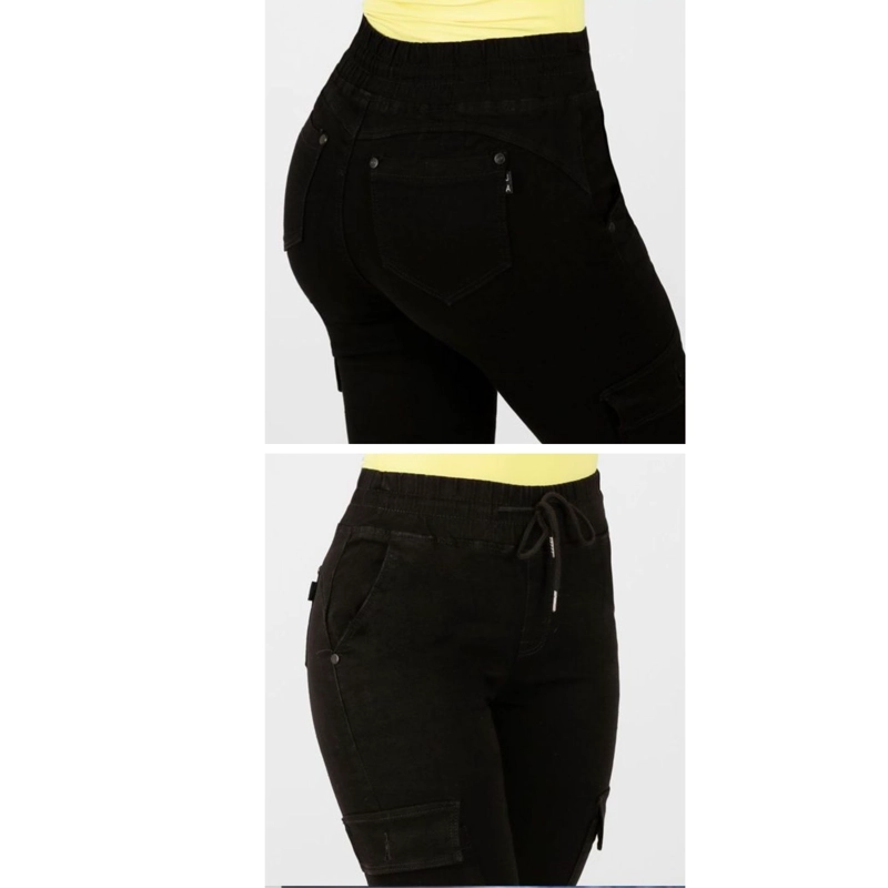 JEANS CARGO MUJER J9284 - 4