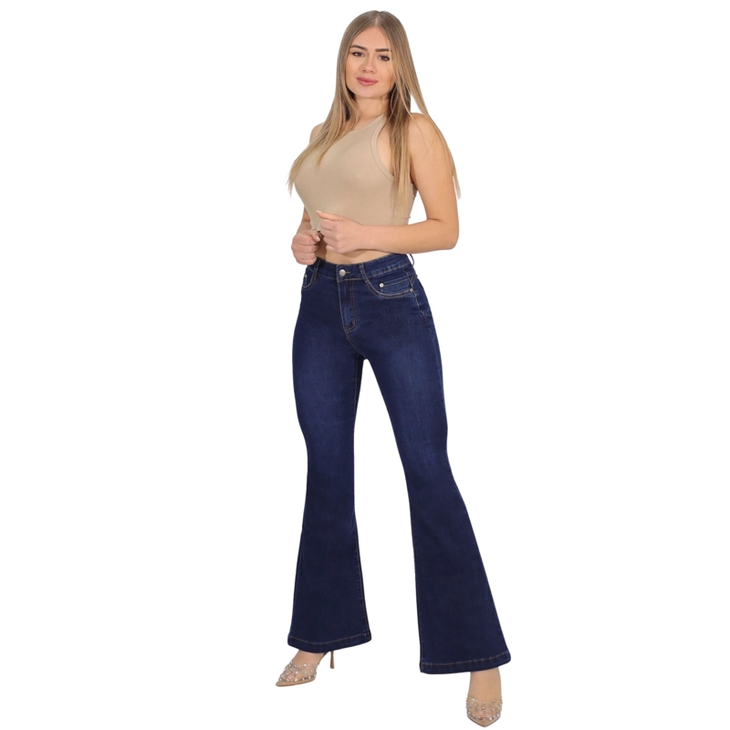 JEANS MUJER FLARE J9039 - 2