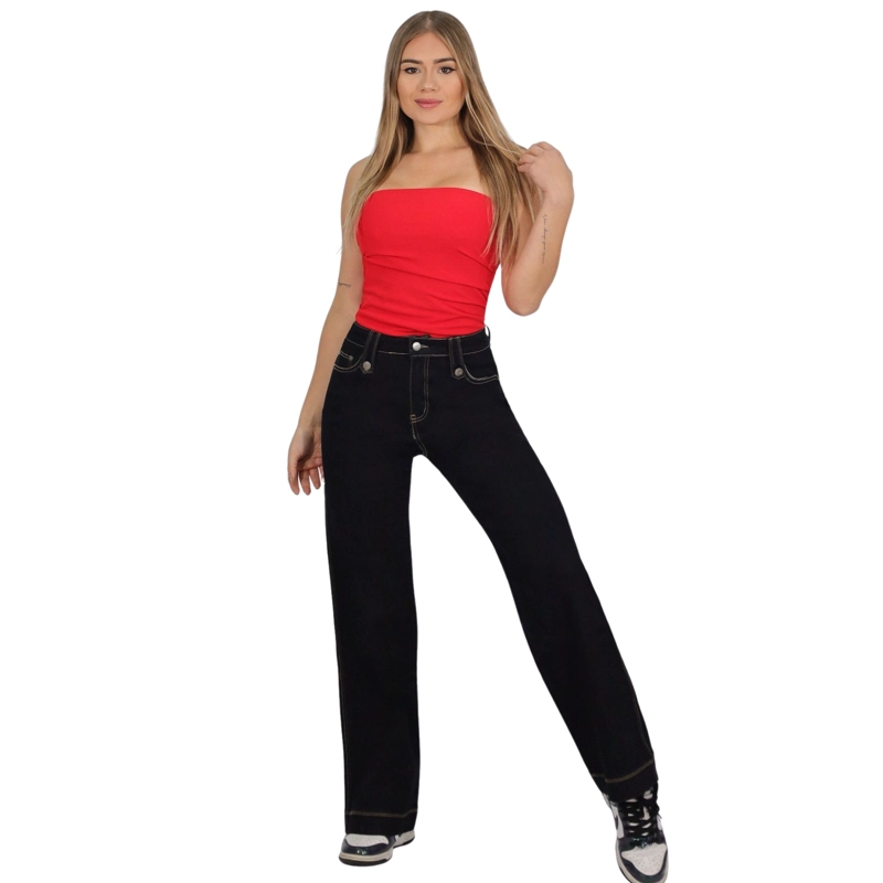 JEANS MUJER RECTO WIDE LEG J9987 - 2