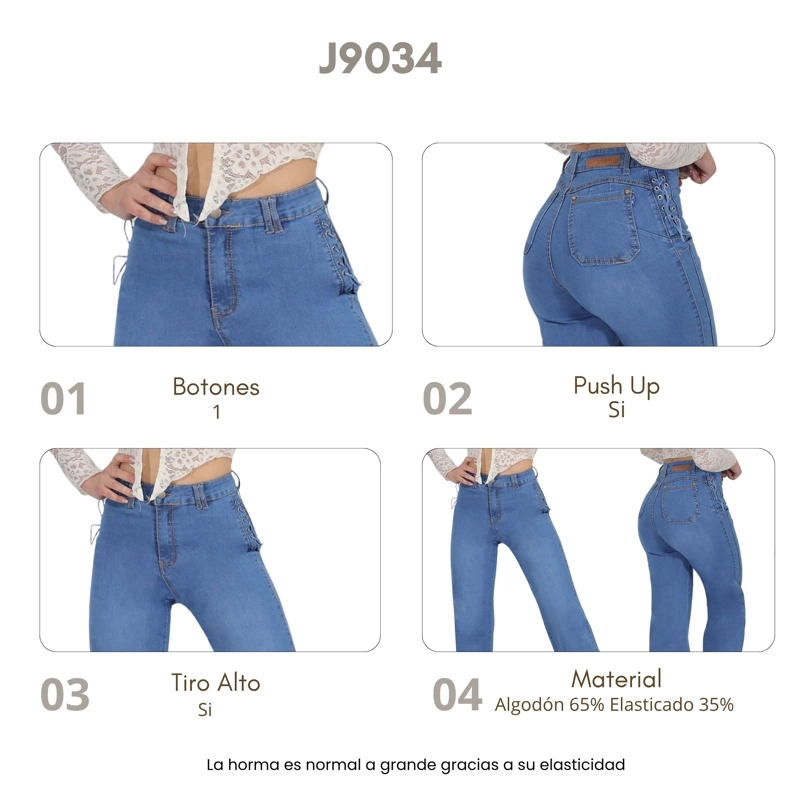 JEANS MUJER J9034 - 5