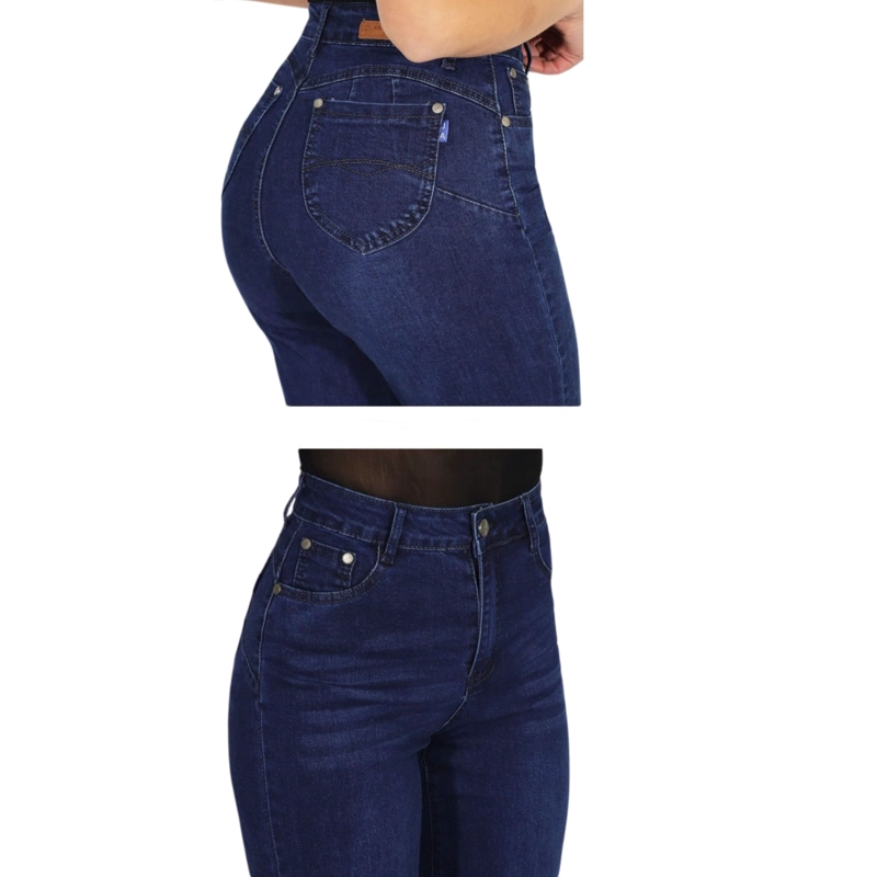 JEANS MUJER RECTO J9001 - 4