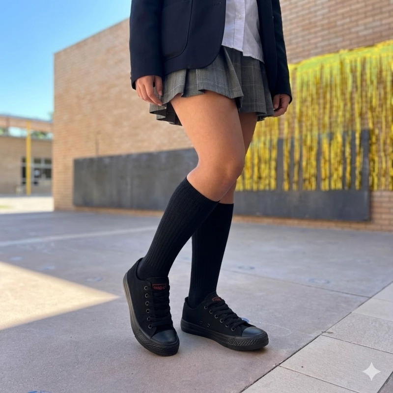 ZAPATILLA ESCOLAR PG101-4 NEGRO - 6