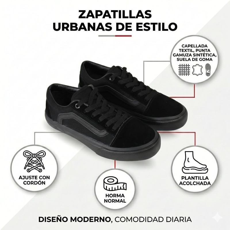 ZAPATILLA ESCOLAR PG139-14 NEGRO - 5