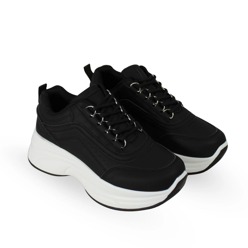 ZAPATILLA PLATAFORMA MUJER PG5342 NEGRO - 5
