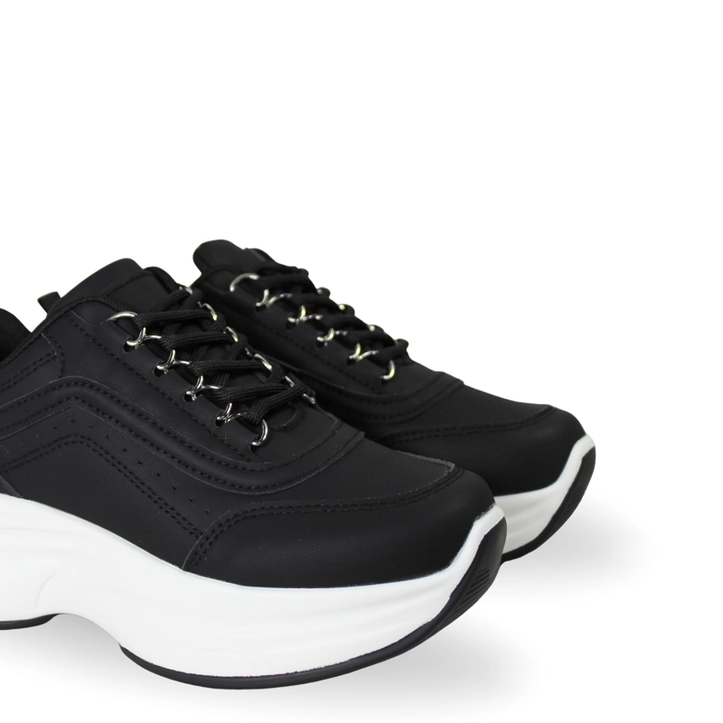 ZAPATILLA PLATAFORMA MUJER PG5342 NEGRO - 9