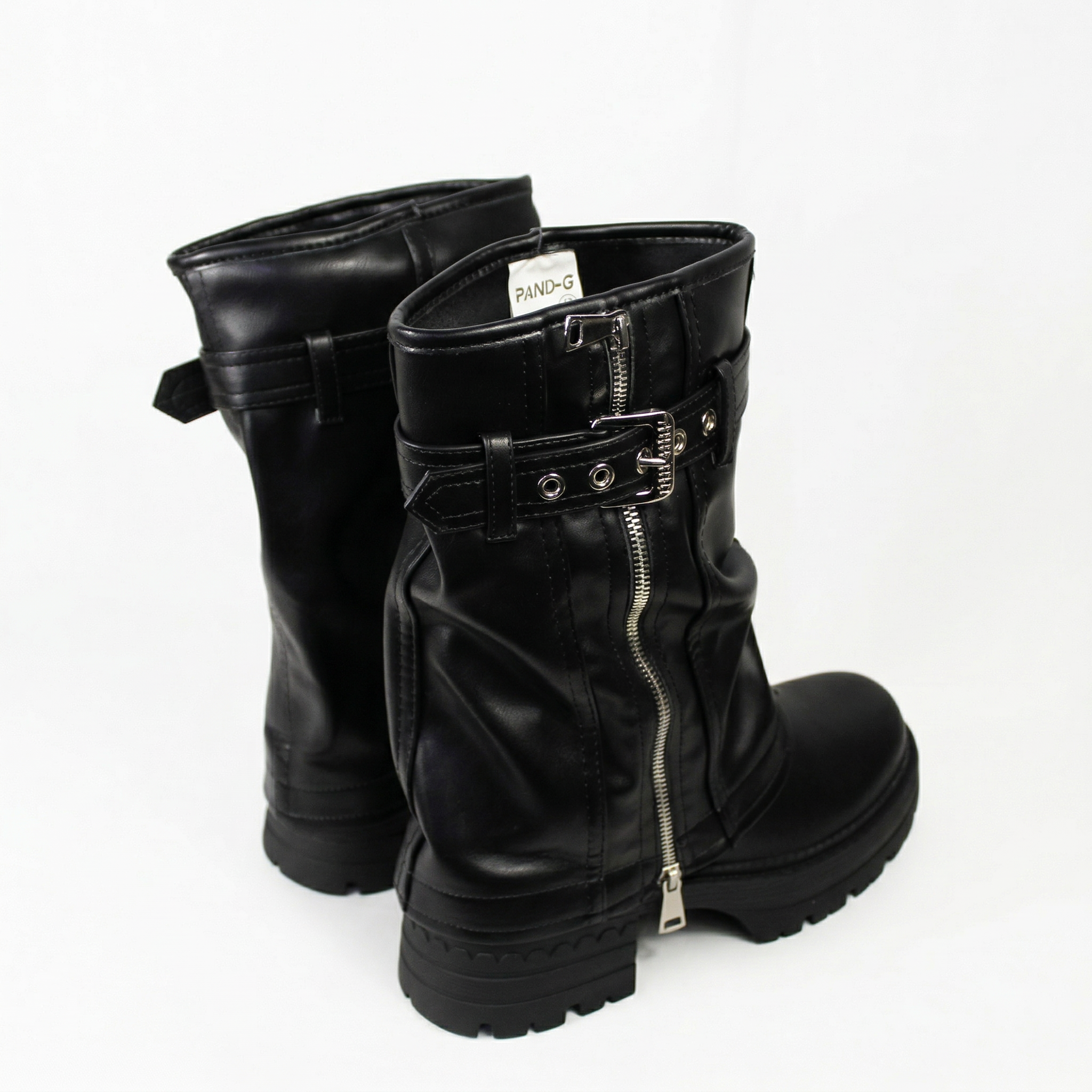 BOTA MUJER BIKER PLATAFORMA PG24280 - 4