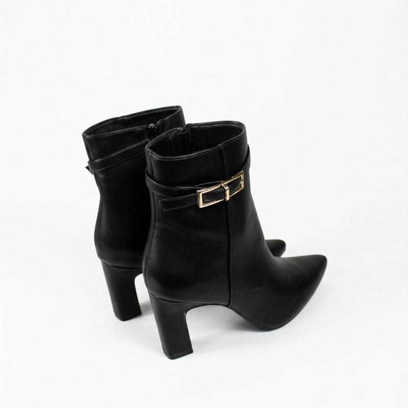 BOTIN ELEGANTE TACO CUADRADO PG5346-1A MUJER - 4