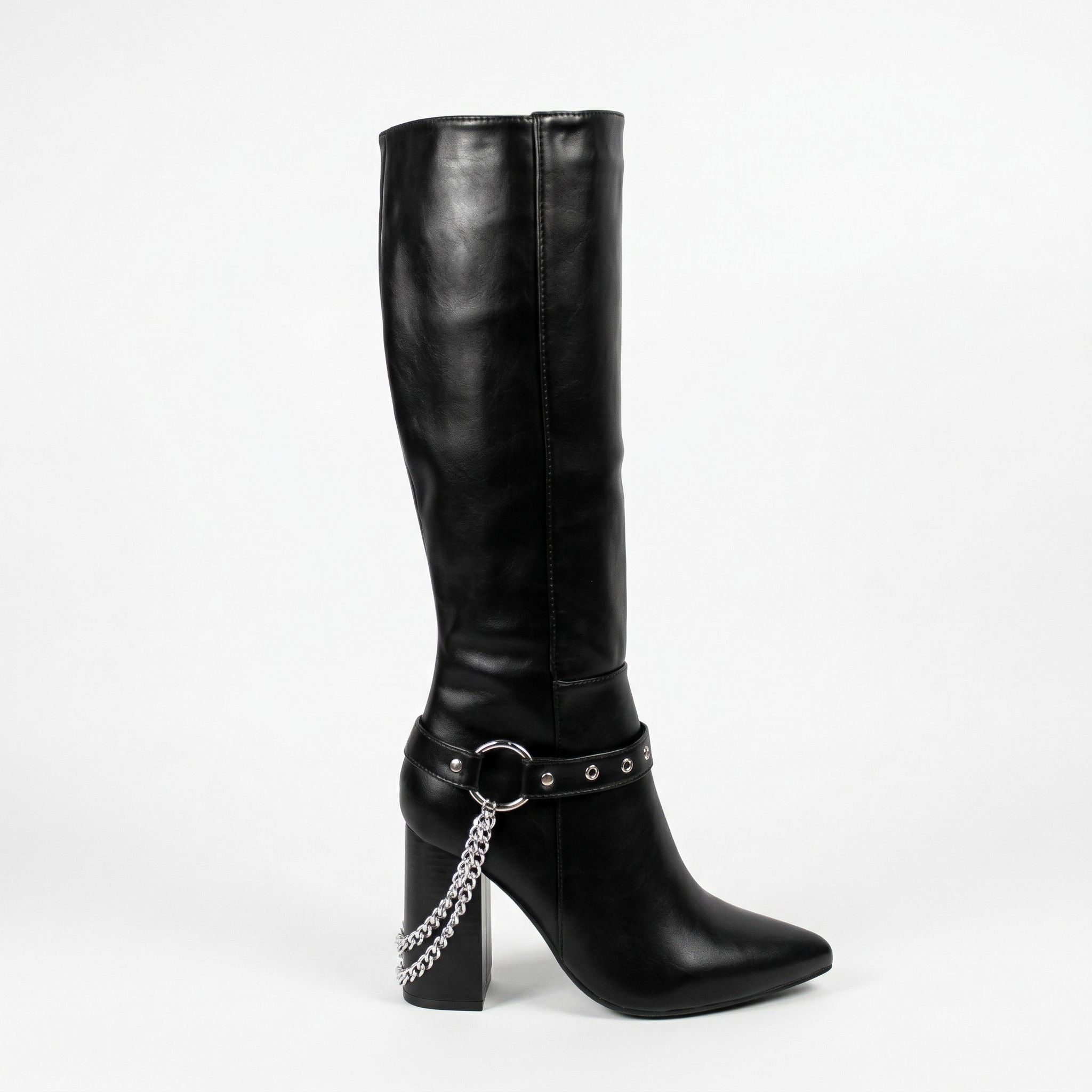 BOTA ELEGANTE CON CADENA HERIEL 2681 MUJER - 5