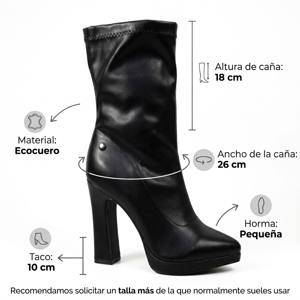 BOTIN MUJER TACO ALTO 2522-1 - 7
