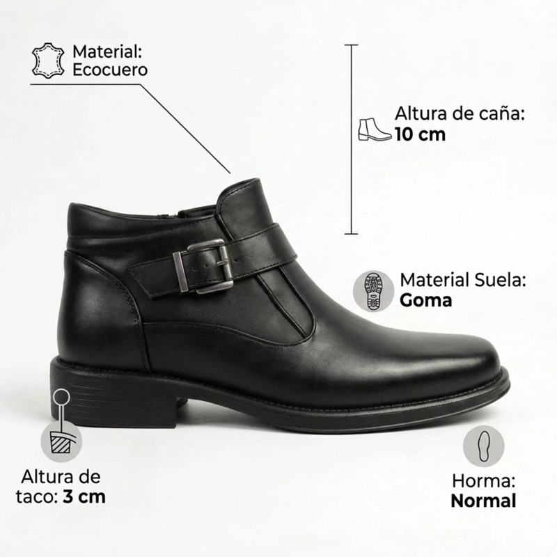 BOTIN HOMBRE CASUAL ELEGANTE N22 - 7