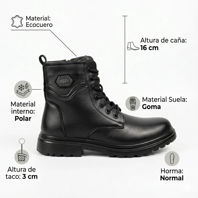 BOTIN HOMBRE MILITAR M2607 - 8