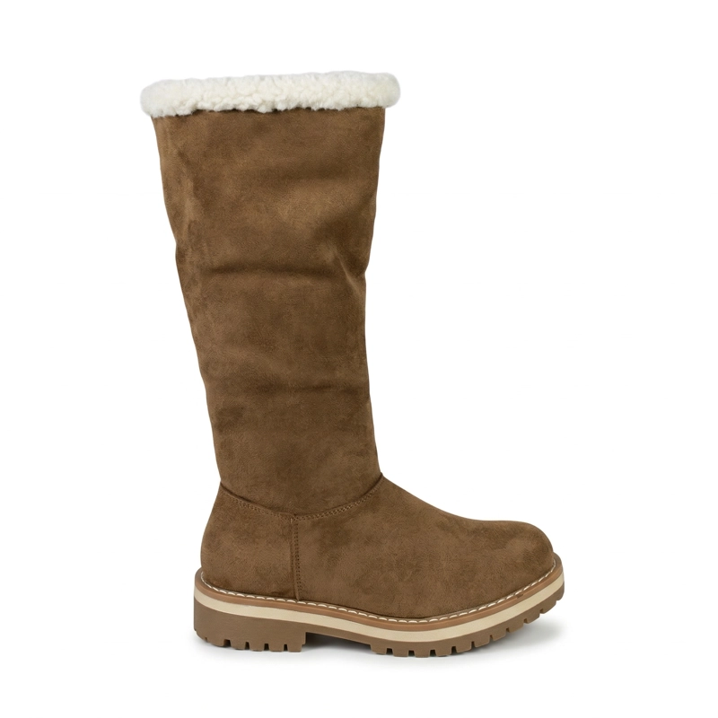 BOTA MUJER LARGA DE GAMUZA CHIPORRO  PG24319 - 1