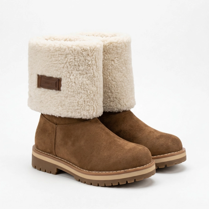 BOTA MUJER LARGA DE GAMUZA CHIPORRO  PG24319 - 5