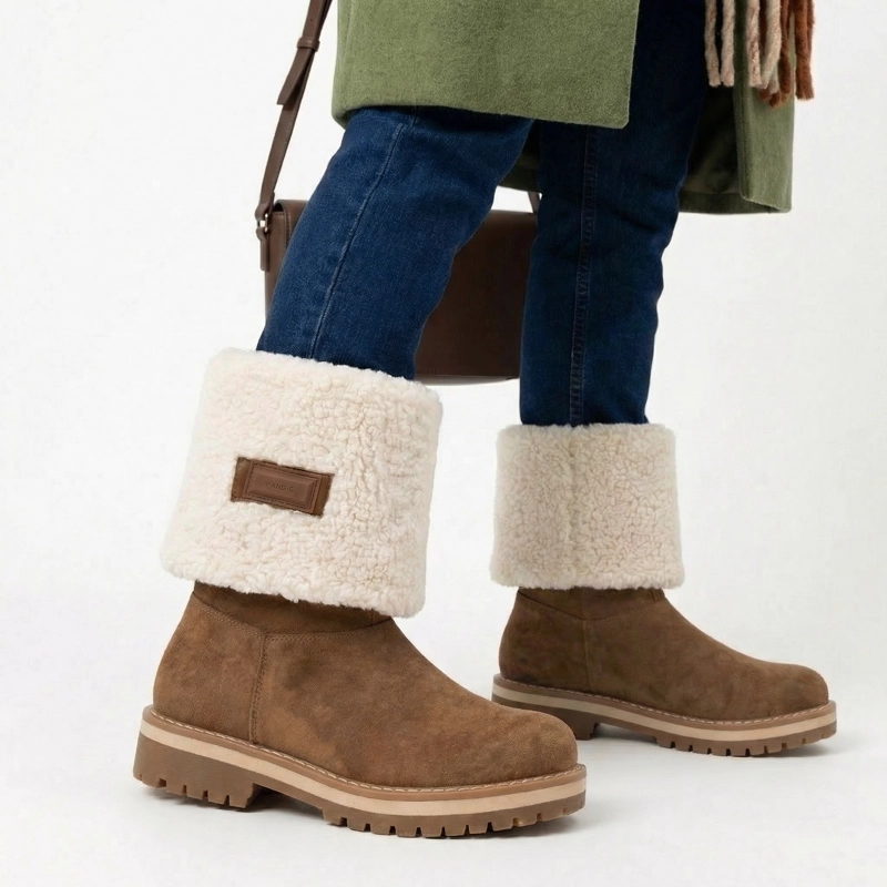 BOTA MUJER LARGA DE GAMUZA CHIPORRO  PG24319 - 7