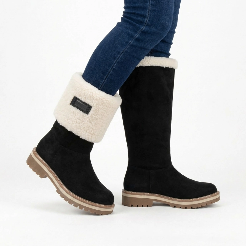 BOTA MUJER LARGA DE GAMUZA CHIPORRO  PG24319 - 10