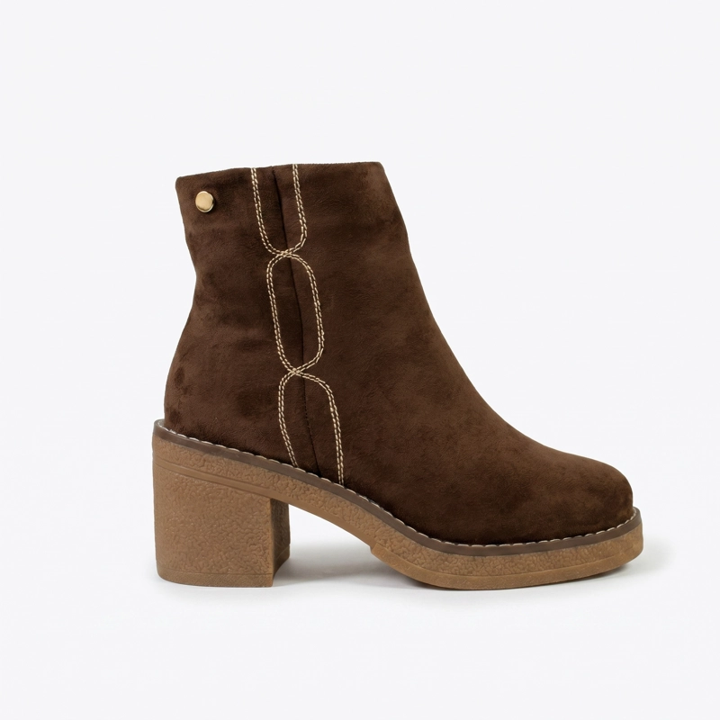 BOTIN MUJER PLATAFORMA TACO MEDIO L36 - 1