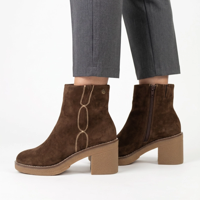 BOTIN MUJER PLATAFORMA TACO MEDIO L36 - 2