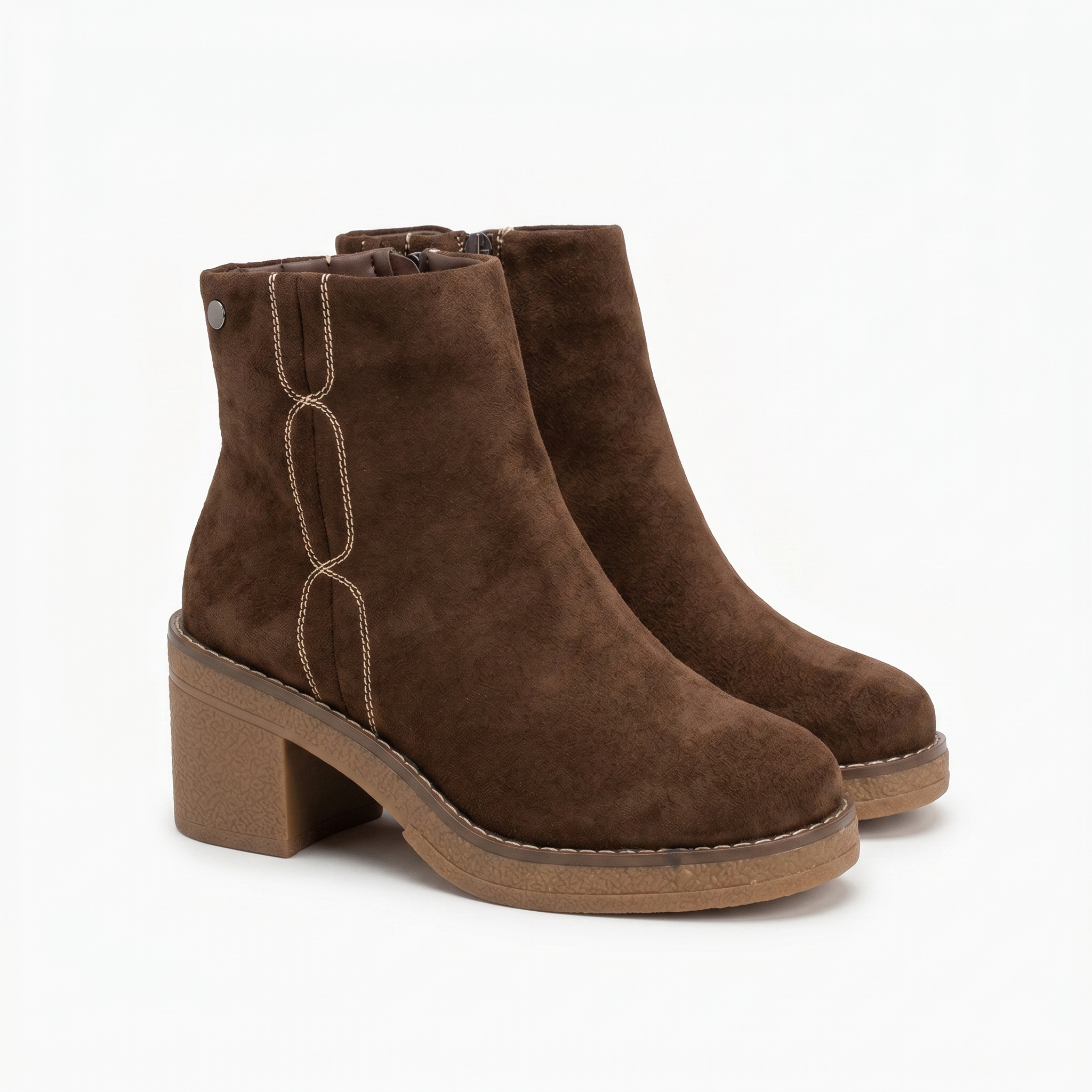 BOTIN MUJER PLATAFORMA TACO MEDIO L36 - 3