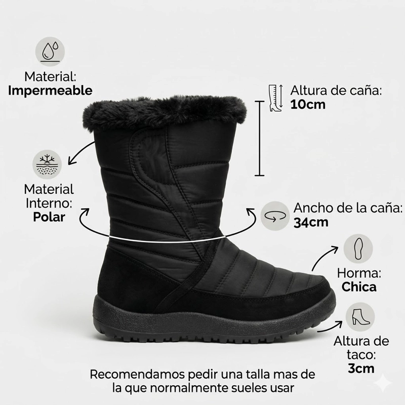 BOTA IMPERMEABLE DE NIEVE D3022 - 9