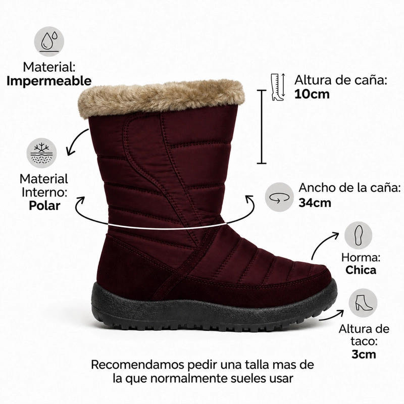 BOTA IMPERMEABLE DE NIEVE D3022 - 9