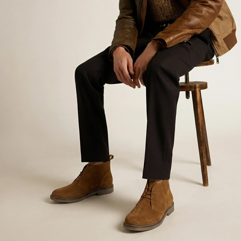 BOTIN HOMBRE ESTILO GAMUZA N21 - 2