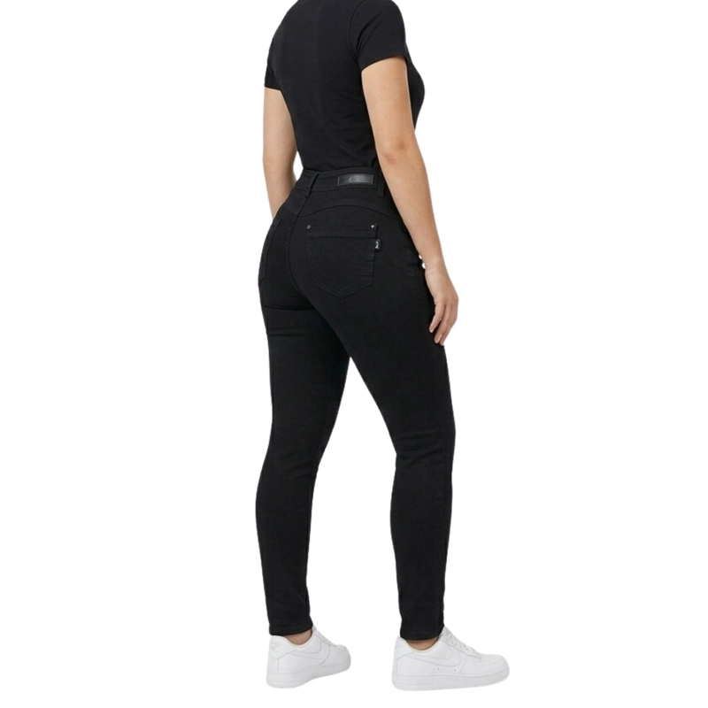 JEANS SKINNY PUSH UP TIRO ALTO - 6