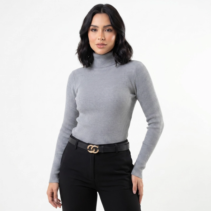 SWEATER BEATLE MUJER LANILLA SUAVE FORMAL - 1