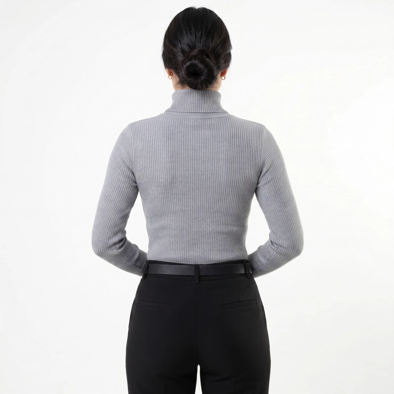 SWEATER BEATLE MUJER LANILLA SUAVE FORMAL - 3
