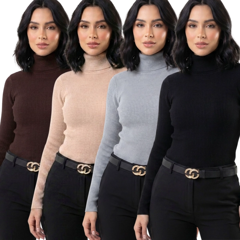 SWEATER BEATLE MUJER LANILLA SUAVE FORMAL - 5
