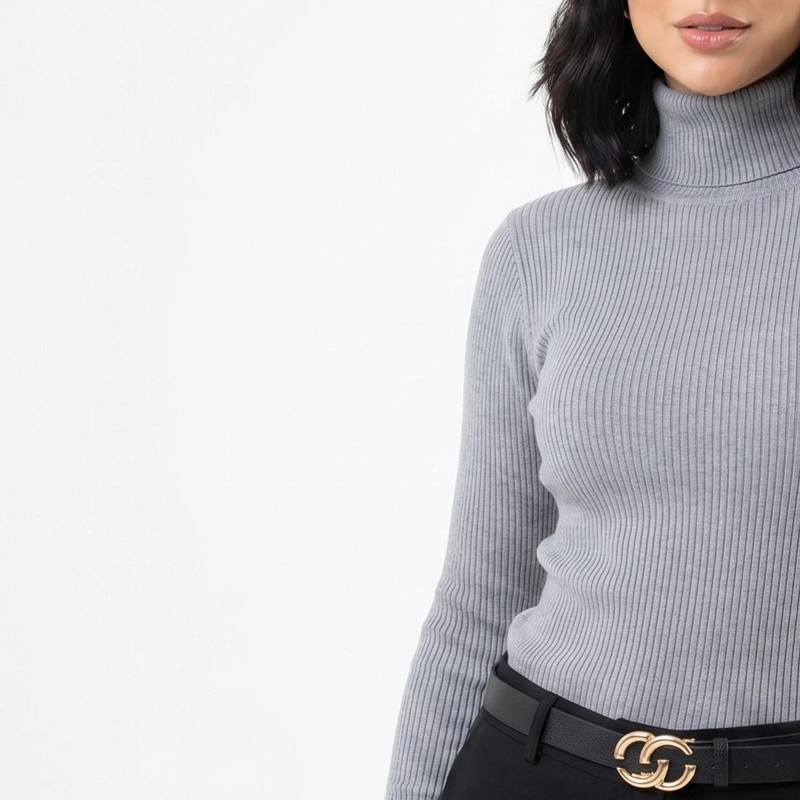 SWEATER BEATLE MUJER LANILLA SUAVE FORMAL - 6
