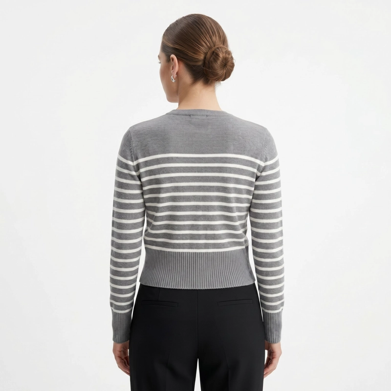 SWEATER RAYAS BASICO HILO - 3