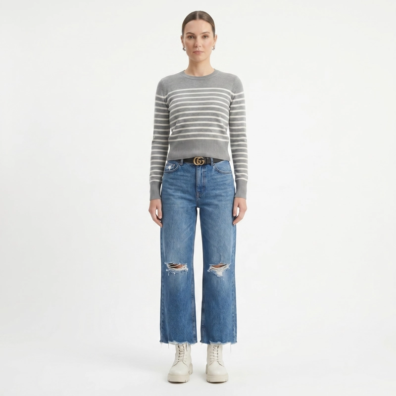SWEATER RAYAS BASICO HILO - 5