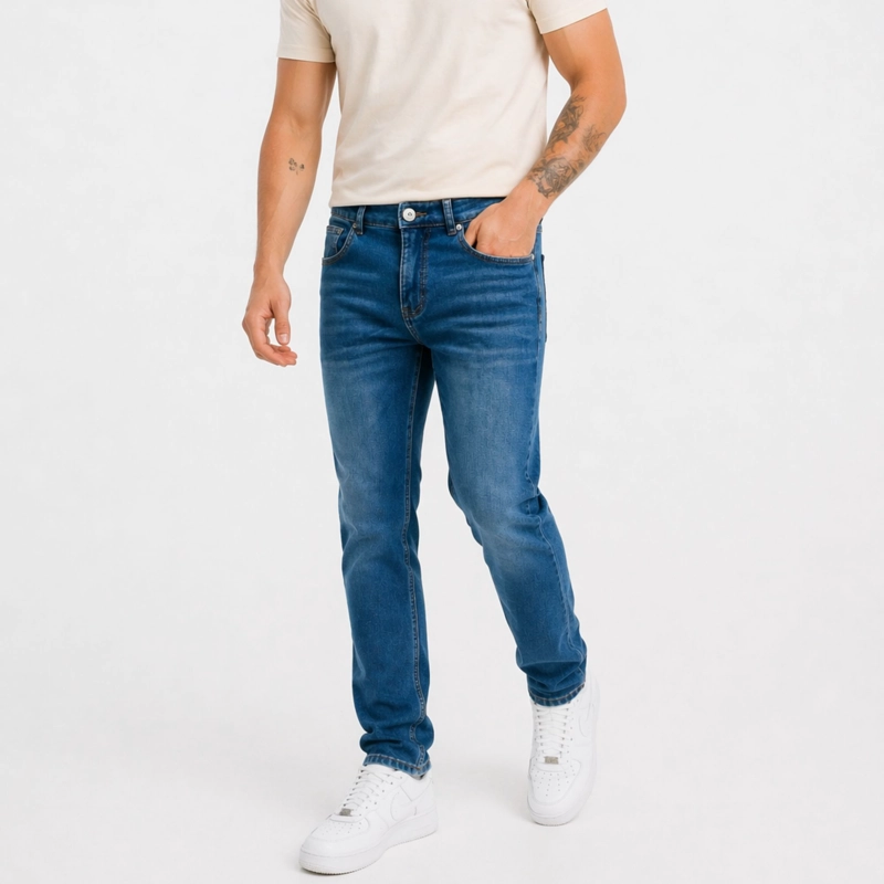 JEANS RECTO FORRADO CON POLAR - 5