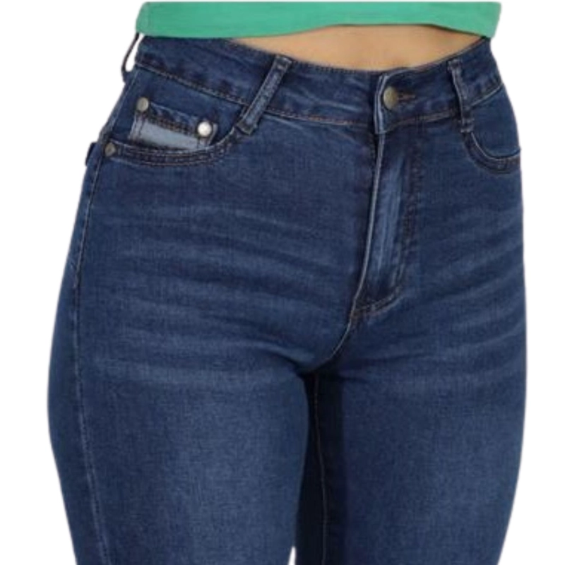 JEANS MUJER FLARE PUSH UP J9158 - 5