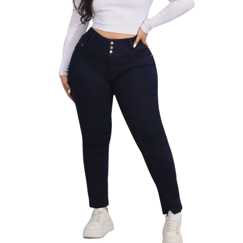 JEANS MUJER SKINNY PUSH UP J672 - 1