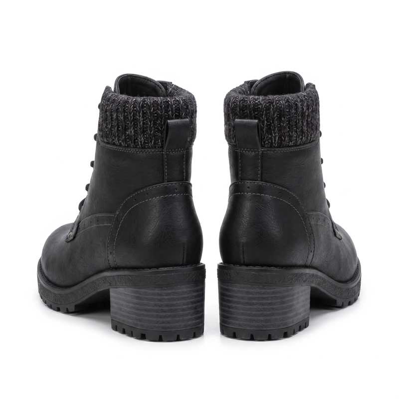 BOTIN CORDONES SUELA TRACK DETALLE TEJIDO - 7