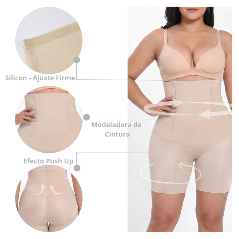 FAJA MOLDEADORA CINTURA ALTA WEILISENA KF8238 - 3