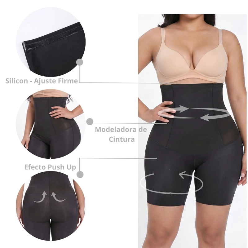 FAJA MOLDEADORA CINTURA ALTA WEILISENA KF8238 - 3