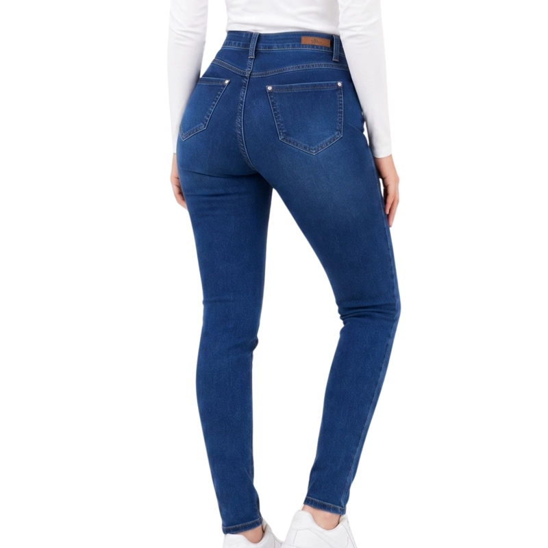 JEANS POLAR SKINNY TIRO ALTO FORRADO TE RMICO - 5