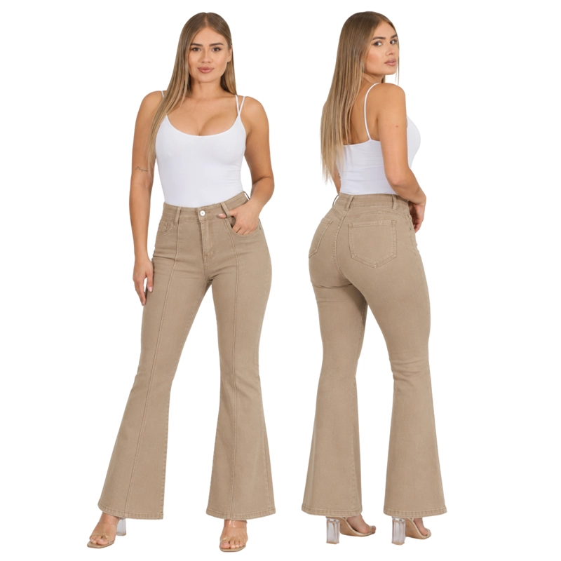 JEANS FLARE TIRO MEDIO 9199 - 2