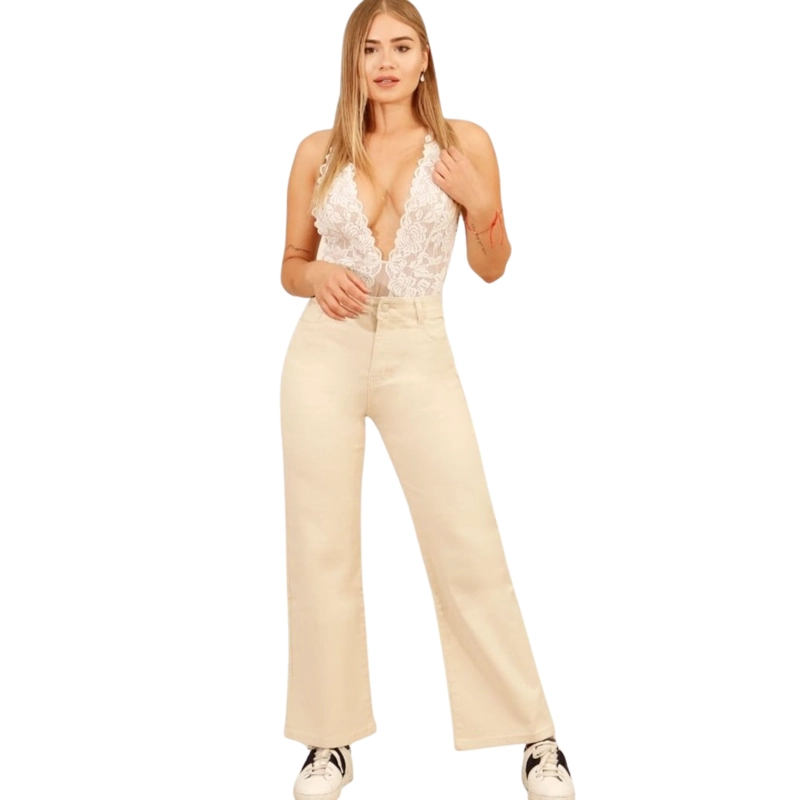 JEANS PALAZZO TIRO ALTO J9831 - 3