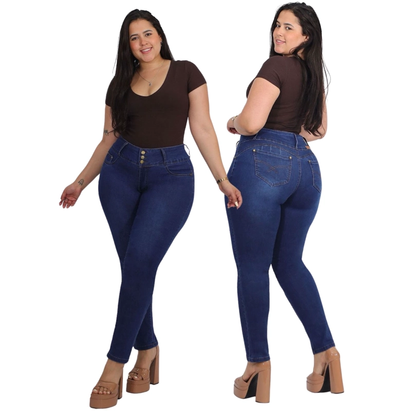 JEANS PITILLO TIRO ALTO J673 - 3
