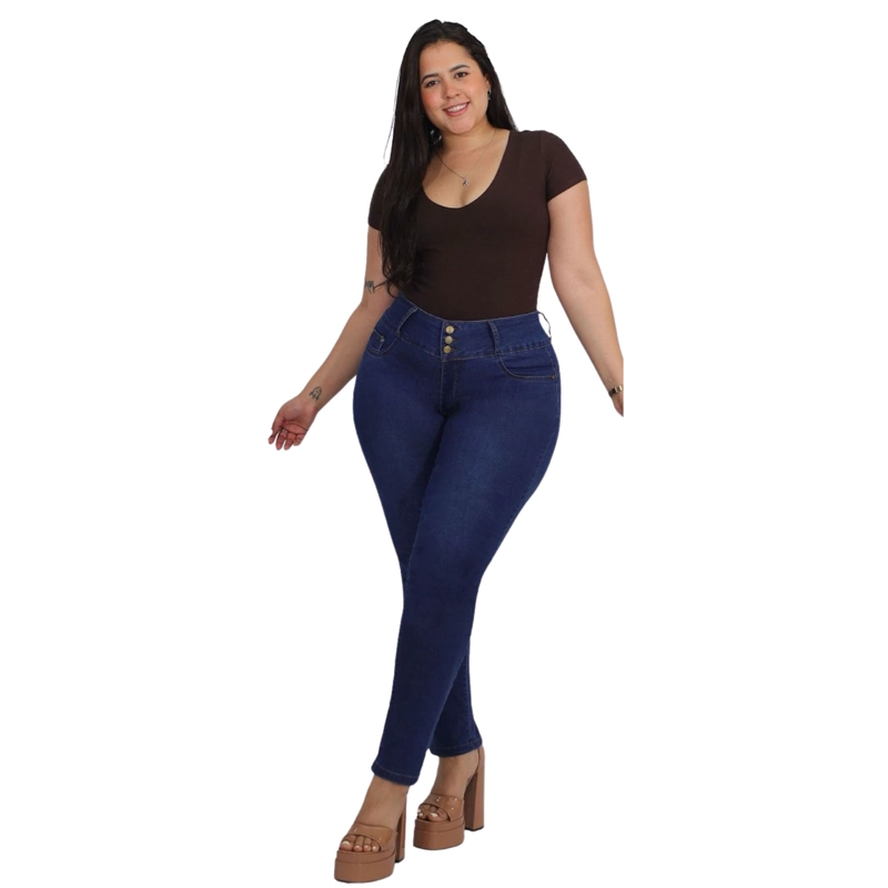 JEANS PITILLO TIRO ALTO J673 - 4