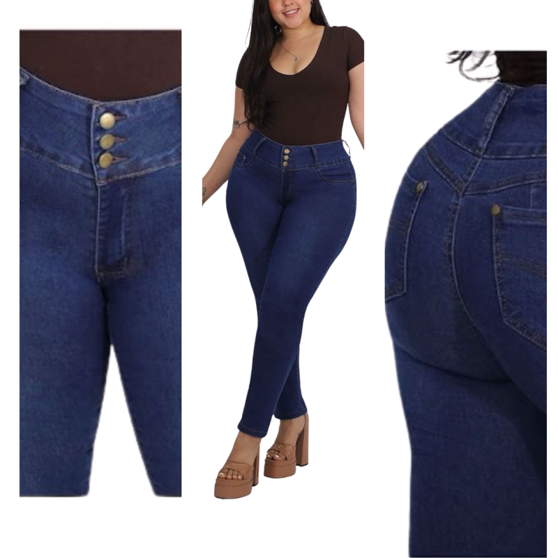 JEANS PITILLO TIRO ALTO J673 - 6