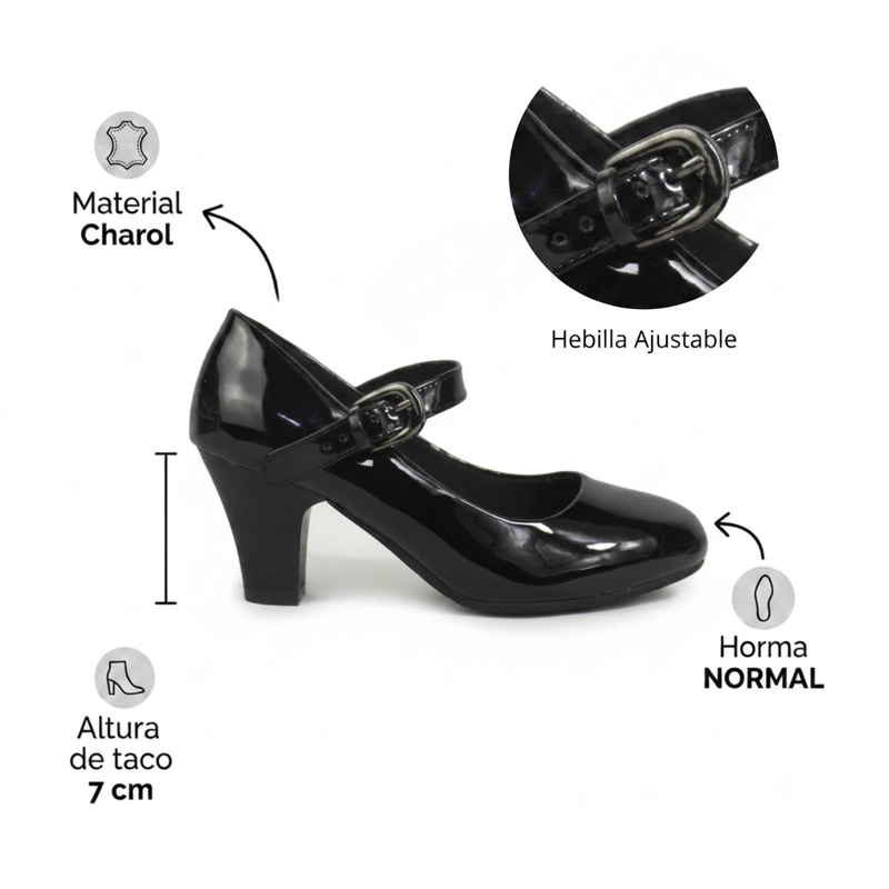 ZAPATO DE CUECA CHAROL 35-41 - 7