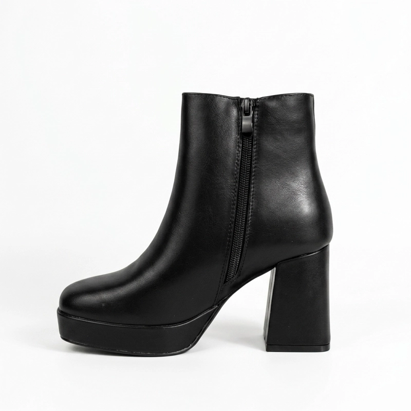 BOTIN ECOCUERO TACO CUADRADO Y PLATAFORMA Y885 - 5