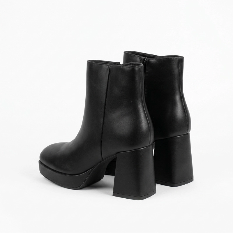 BOTIN ECOCUERO TACO CUADRADO Y PLATAFORMA Y885 - 6