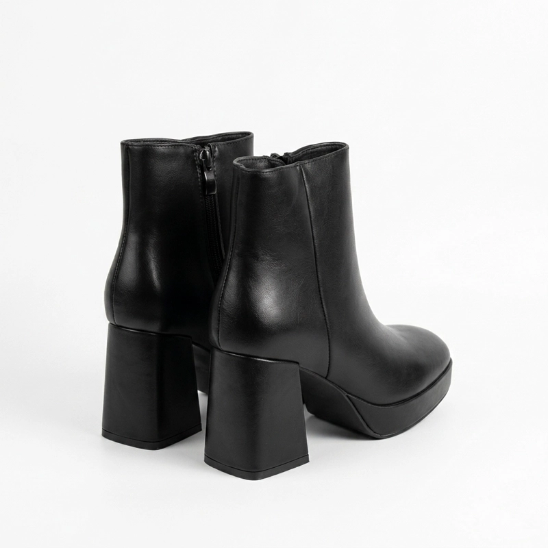 BOTIN ECOCUERO TACO CUADRADO Y PLATAFORMA Y885 - 7